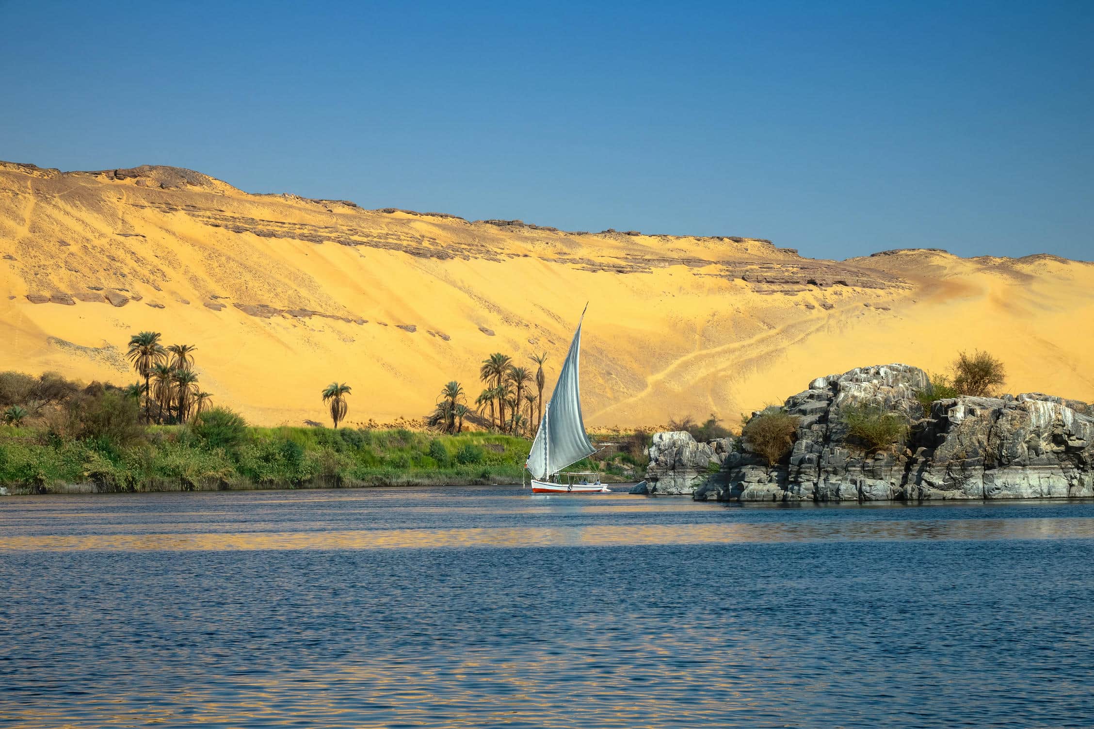felucca boat on Nile River cruises